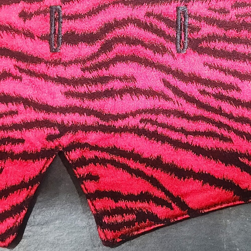 CUSTOM equestrian Shadbelly POINTS "MOULIN ROUGE" RED & Black sizes S, M, L, XL